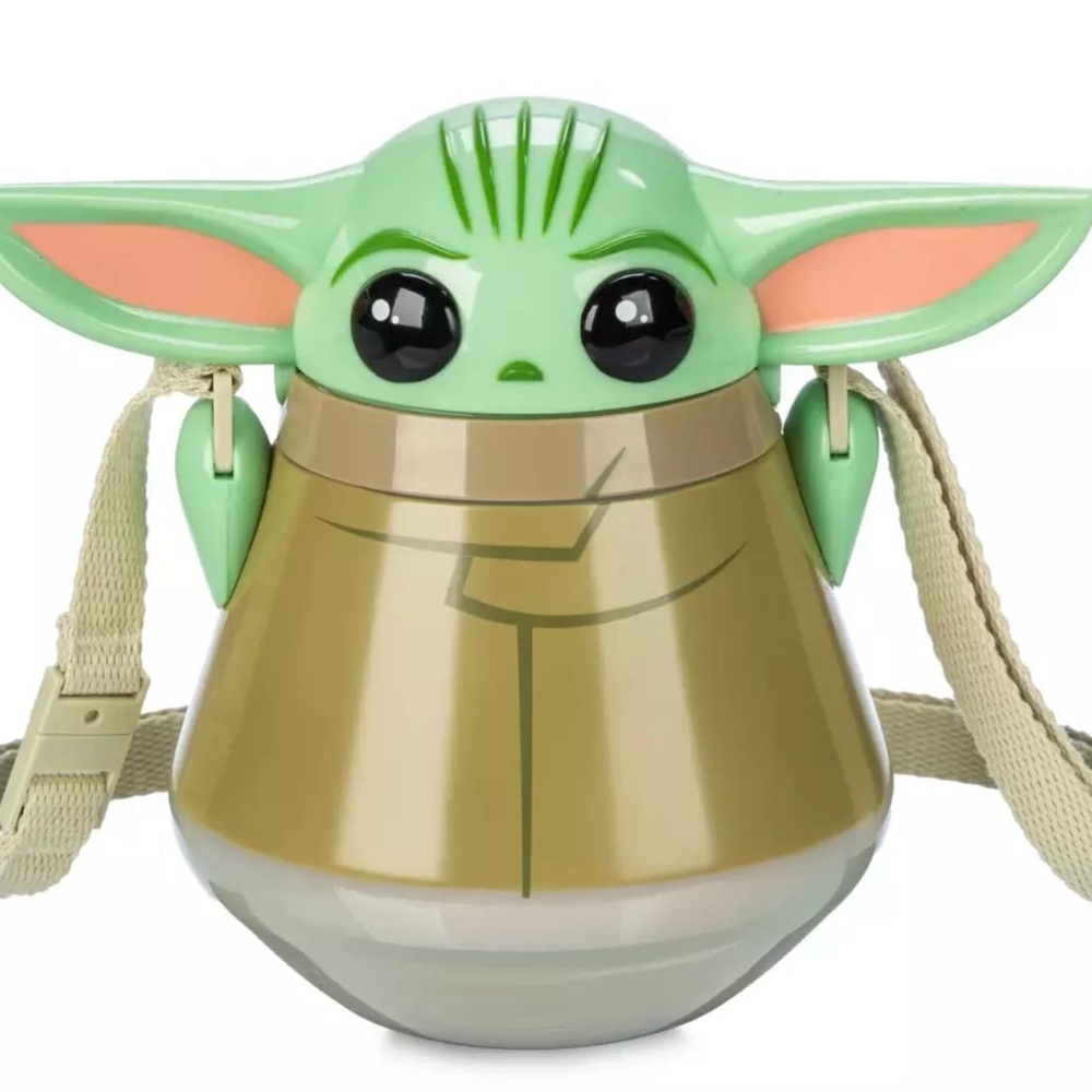 Grogu Travel Mug With Strap- Star Wars-Mandalorian NEW
